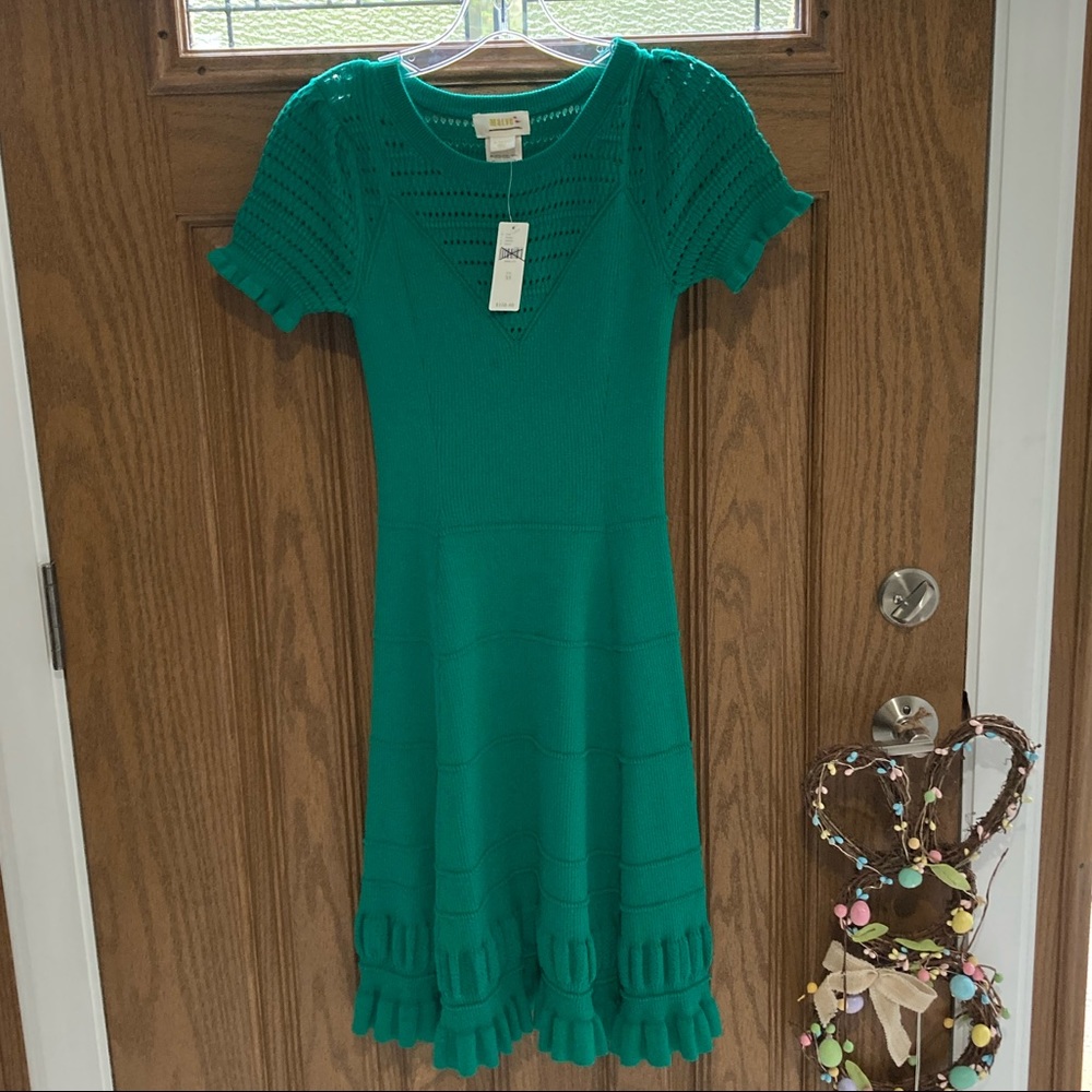NWT Anthropologie Maeve Promenade Pointelle Dress - Picture 7 of 14
